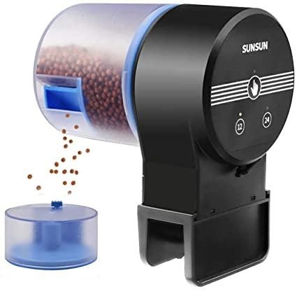 Máy cho cá ăn tự động AK-01s máy cho cá ăn thông minh