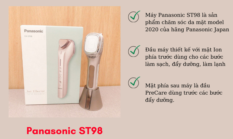 Máy chăm sóc da mặt panasonic EH - ST98