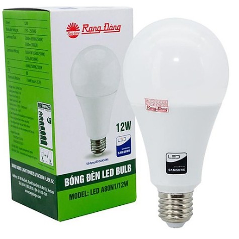 Bóng led 12w Rạng Đông