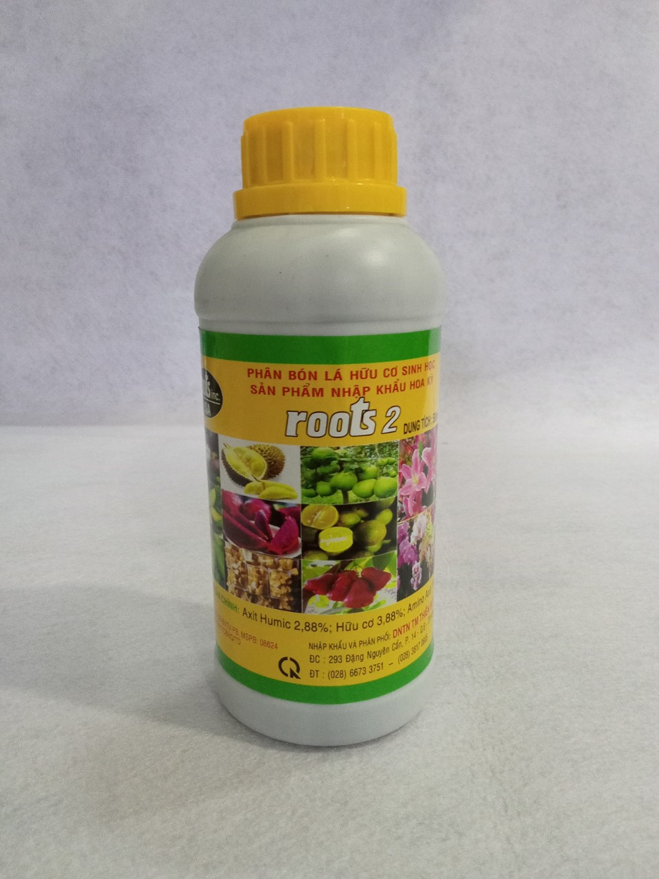 [HCM]PHÂN BÓN LÁ CAO CẤP HOA KỲ ROOTS 2 - USA  chai 500 ml