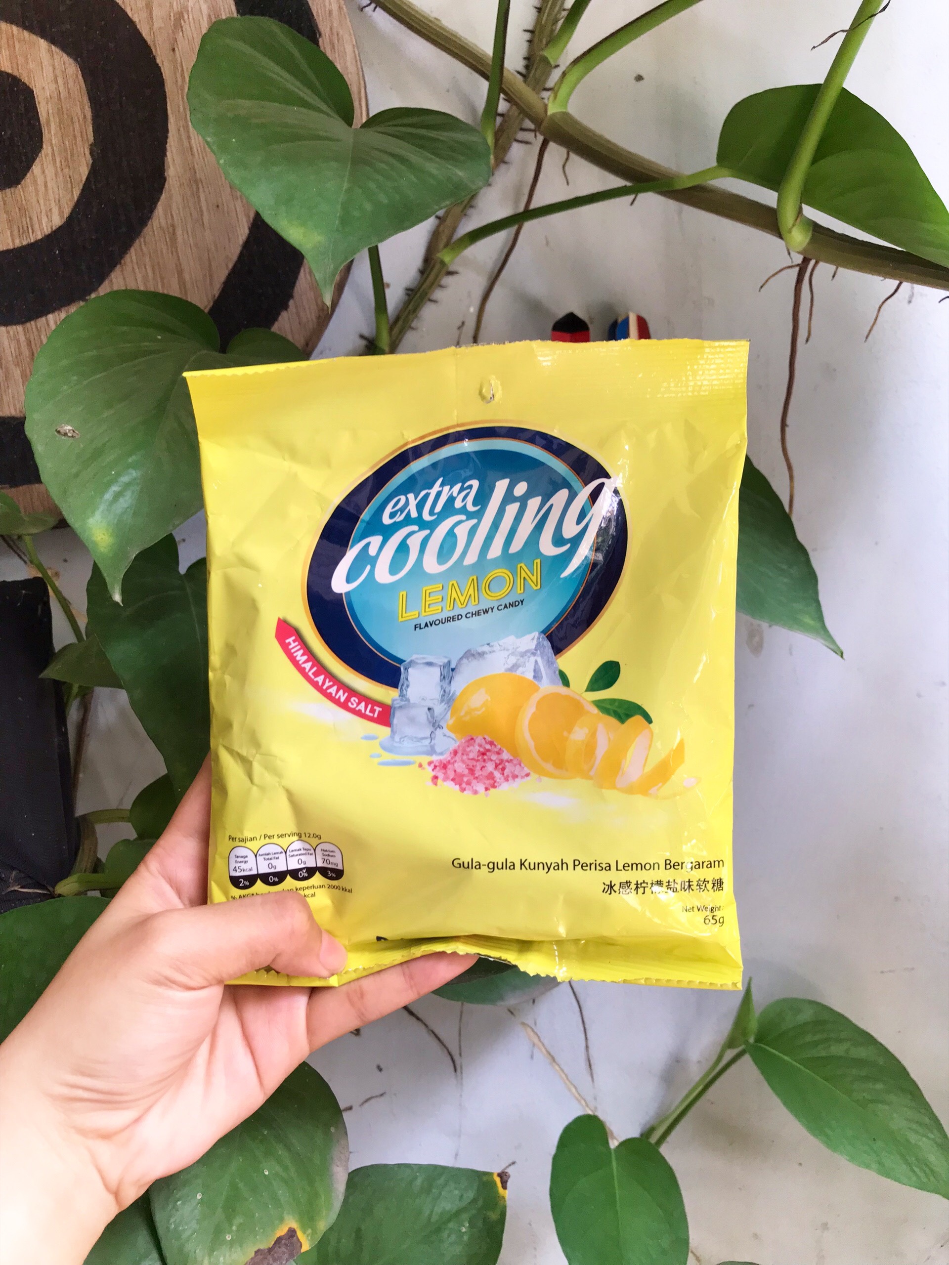 Kẹo Mềm Chanh Muối Extra Cooling - Extra Cooling Lemon Chewy Candy (Gói 65g)