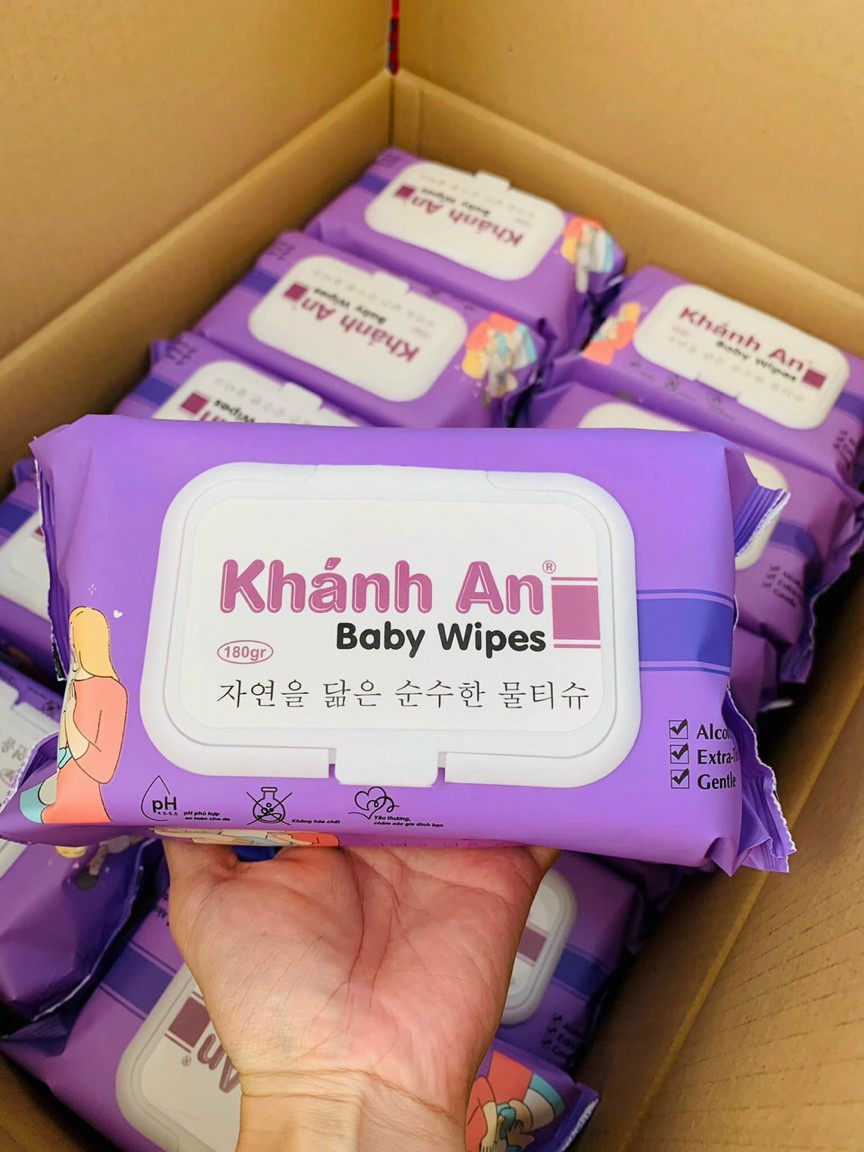 Khăn Ướt Cao Cấp Khánh An 180gr