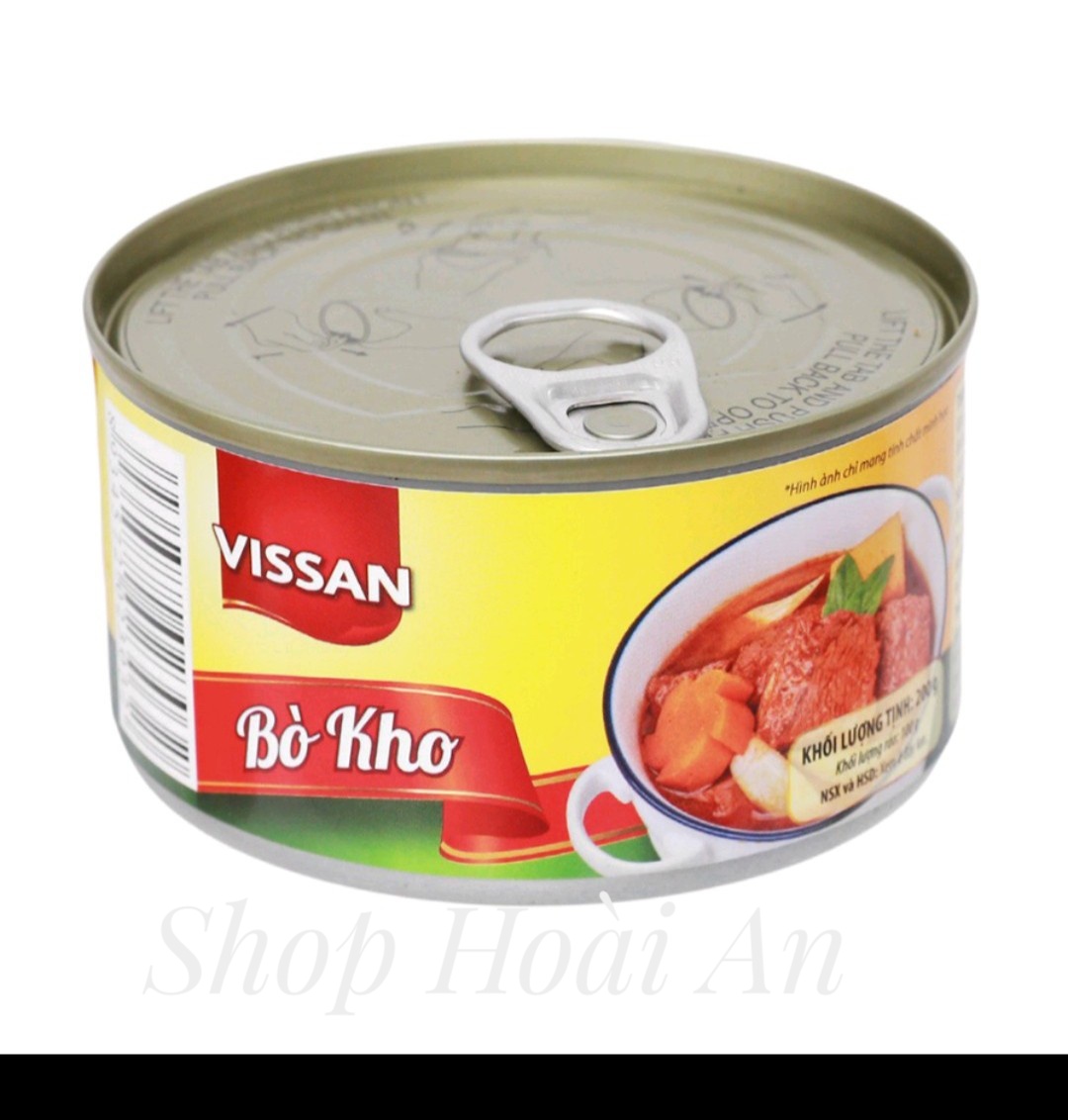 Bò Kho Vissan Hộp 200g (Date mới)