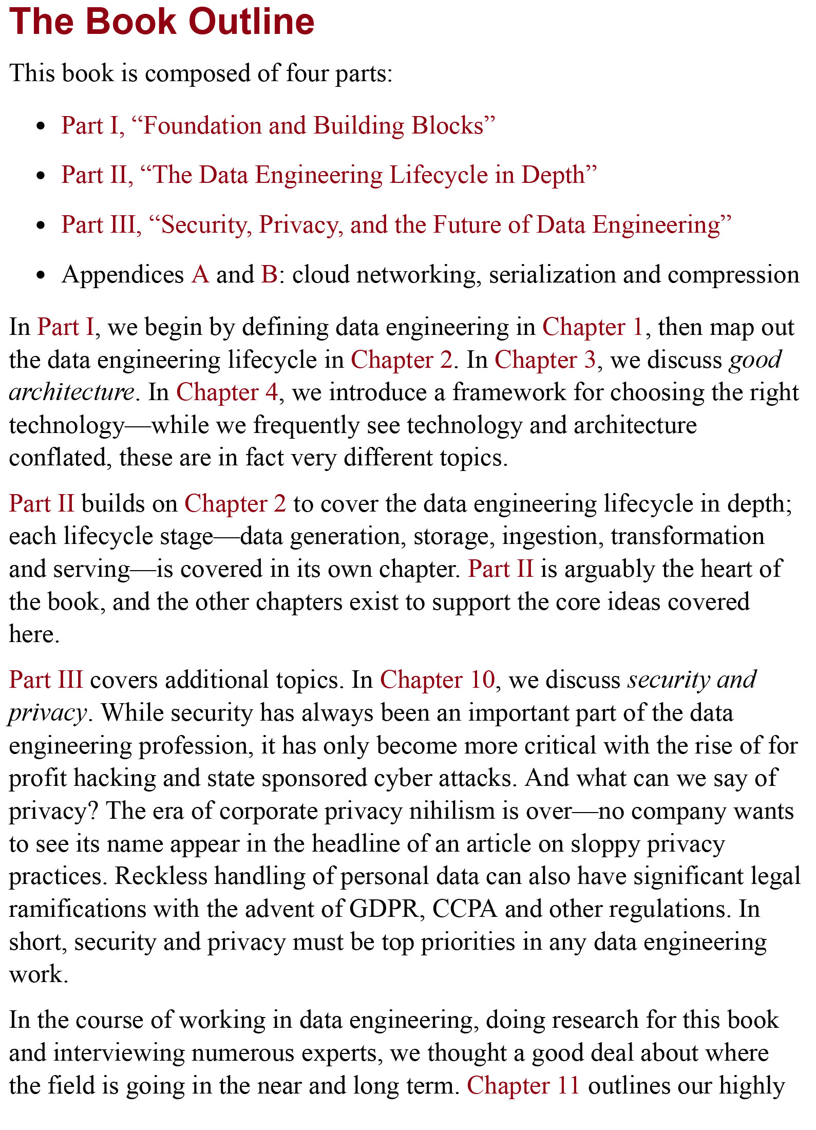 Fundamentals of Data Engineering Plan and Build Robust Data Systems