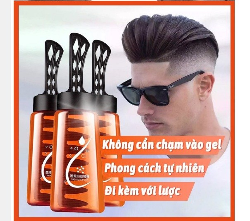Gel Tạo Kiểu Tóc thần kỳ, Kèm Lược