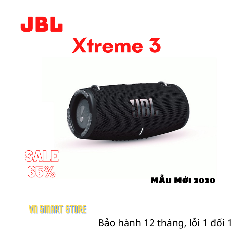 Loa bluetooth j.b.l xtreme 3- loa công suất lớn- thiết kế mới đột phá- chống nước ip67- bluetooth 5.1- thời lượng pin 10 tiếng- loa siêu bass- loa du lịch. bảo hành 12 tháng.