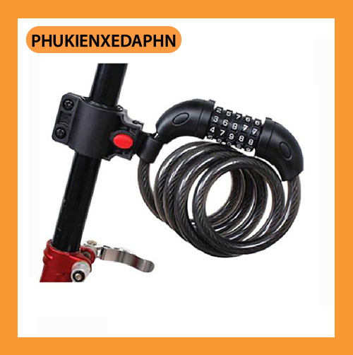 Khóa xe đạp mật mã 5 số Tonyon