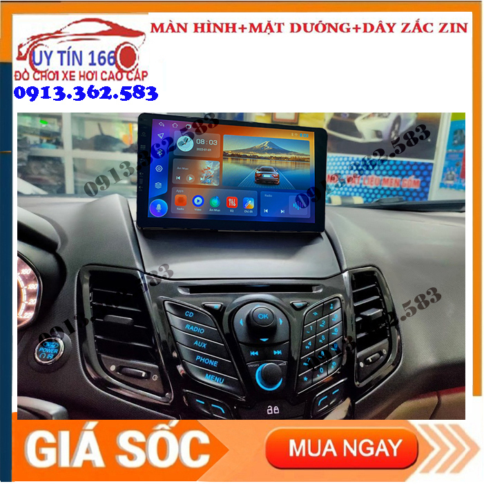 [Hỗ Trợ Lắp Đặt] Màn hình ANDROID OLED WIFI cho xe FORD FIESTA  với âm thanh, hình ảnh sắc nét, trung thực có TIẾNG VIỆT, Navitel chỉ đường, tích hợp vô lăng tiện ích, lắp camera lùi cho ô tô, đồ chơi xe hơi, SHOP UY TÍN 166!