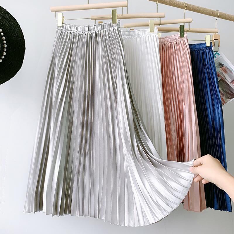Váy dập ly ánh kim nhiều màu AfterBefore