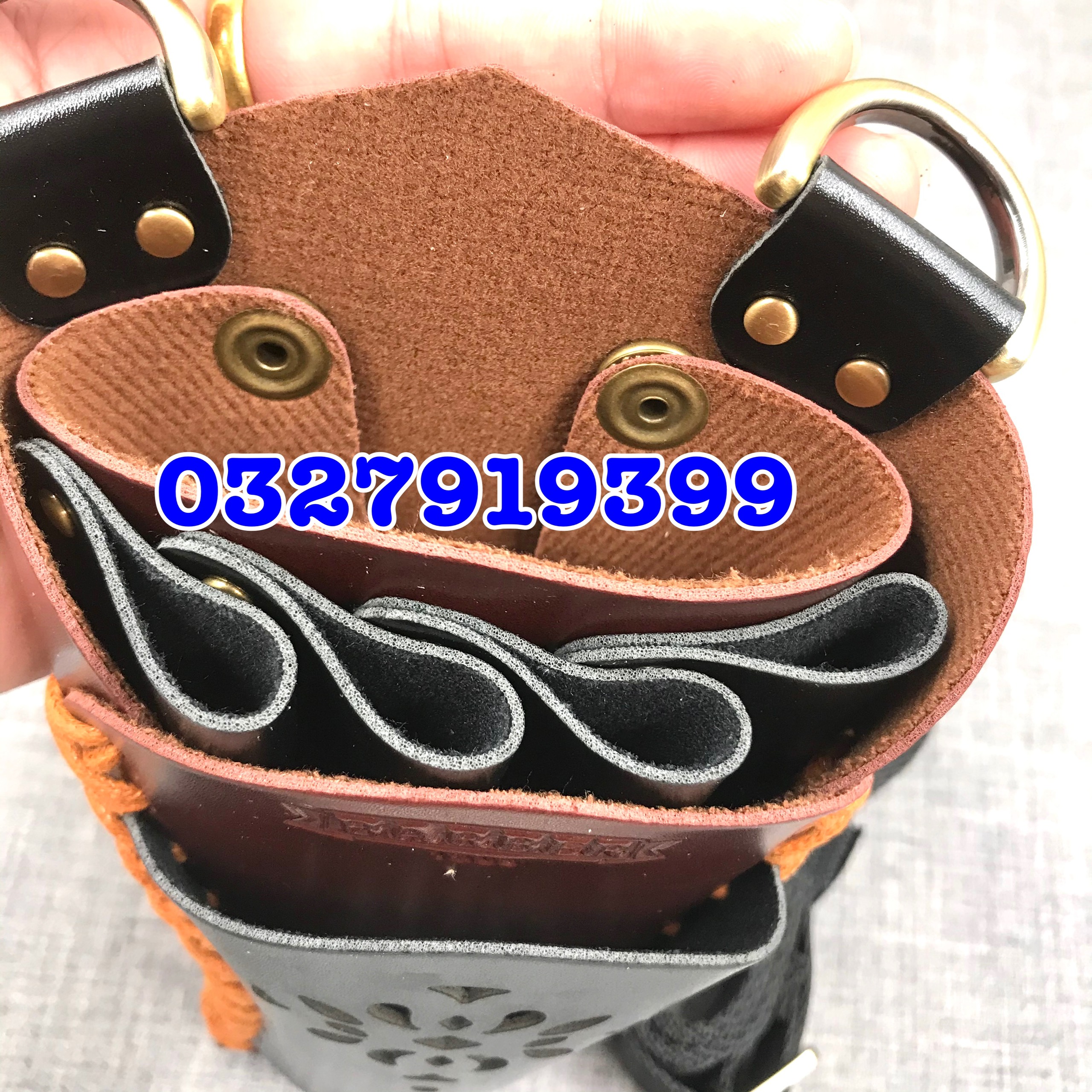 Túi đeo đựng kéo cắt tóc cao cấp Barber 1306