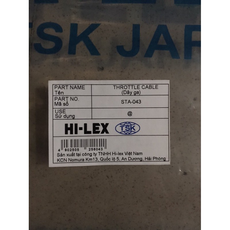 Dây ga xe Dylan/@/Ps/ Sh Ý đời 1 dĩa hiệu Hi-Lex