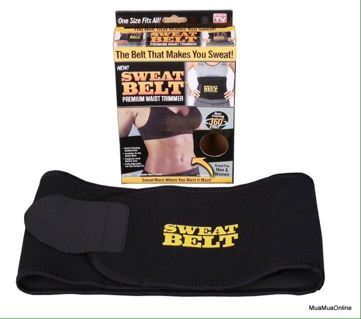 Đai quấn nóng giảm mỡ bụng sweat belt cao cấp