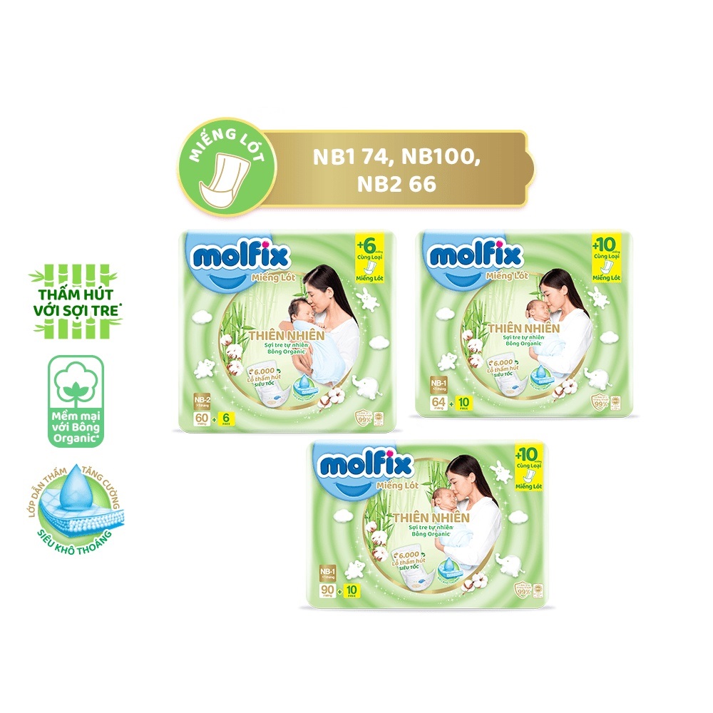 Miếng lót MOLFIX Newborn 1 (90+10m)