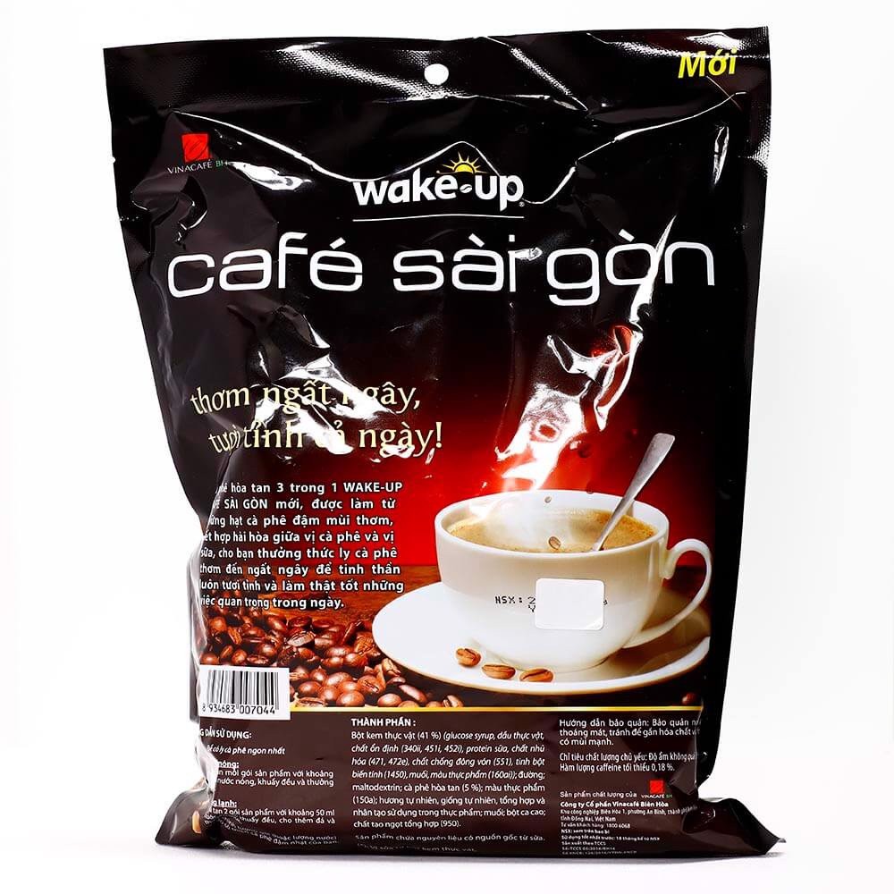 Cà phê sữa Wake up Sài Gòn 24 gói