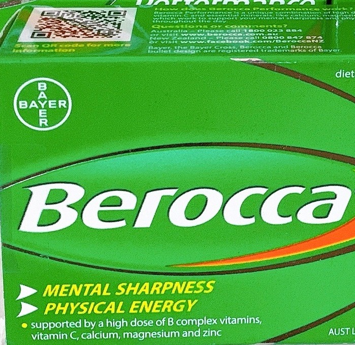 Berroca viên sủi Vitamin  từ Úc vị cherry
