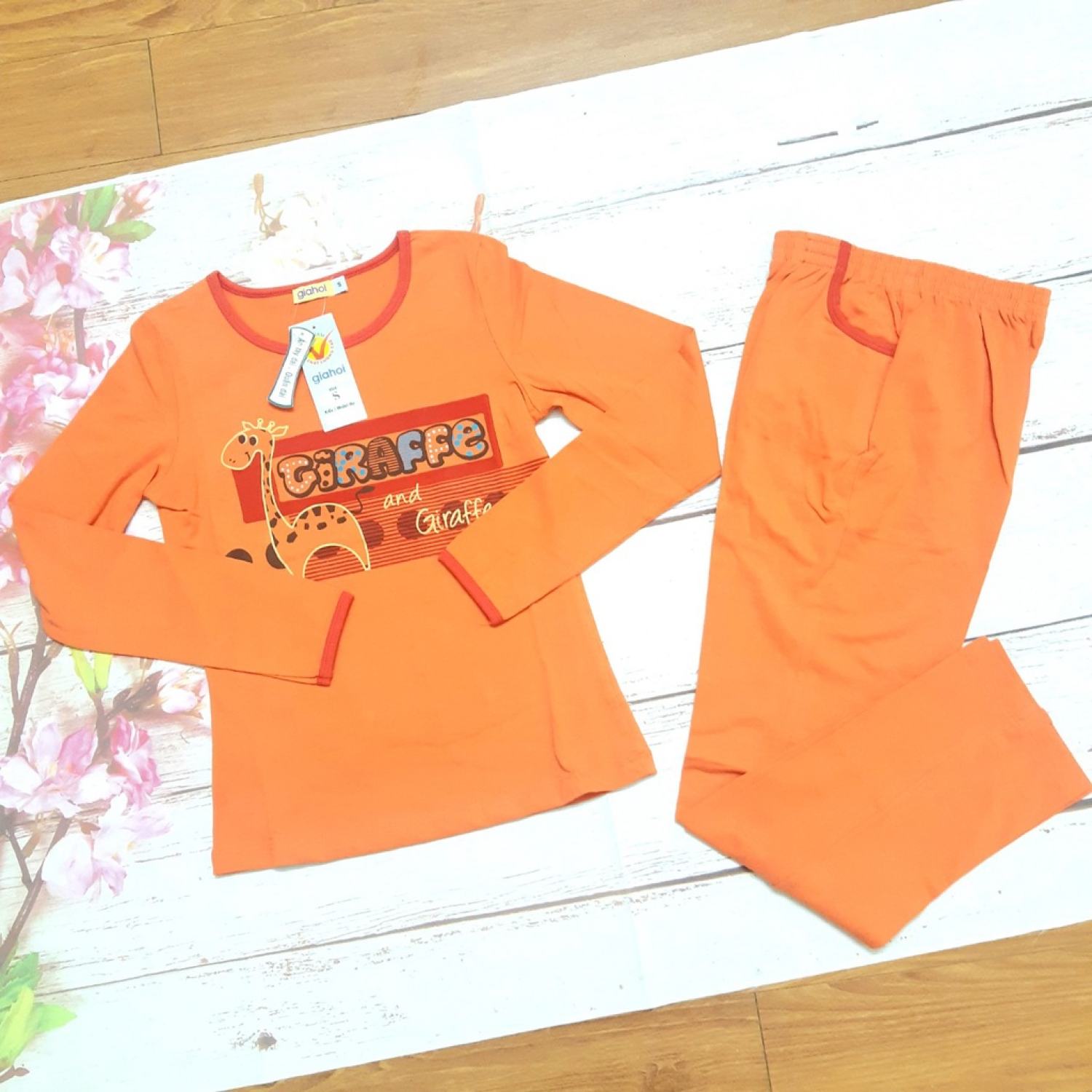 Thanh lý bộ đồ nữ, bộ mặc nhà thu đông Gia Hồi chất cotton size S