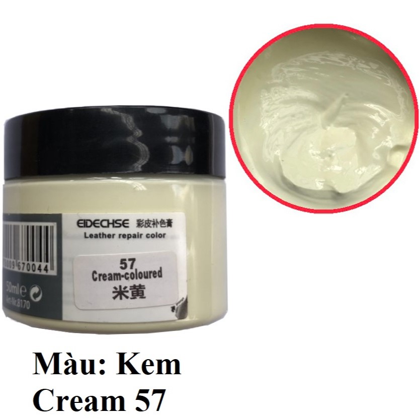 Sơn giày 56 màu nước xi kem sửa chữa vết bong tróc giầy dép ghế ví túi da màu đen trắng be vàng nâu bạc xanh tím cam hồng đỏ xám repaint customs Sans950