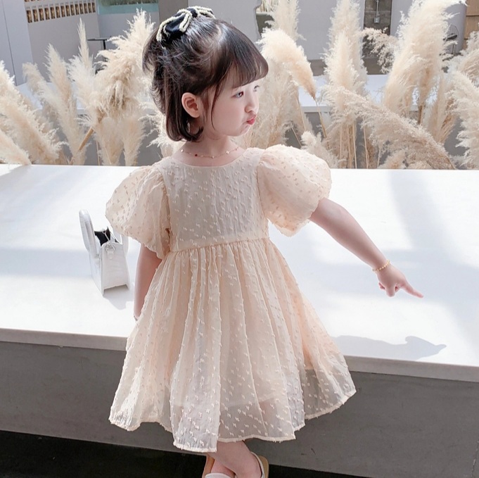 Váy đầm công chúa cao cấp 2 lớp sang chảnh cho bé gái 8-20kg