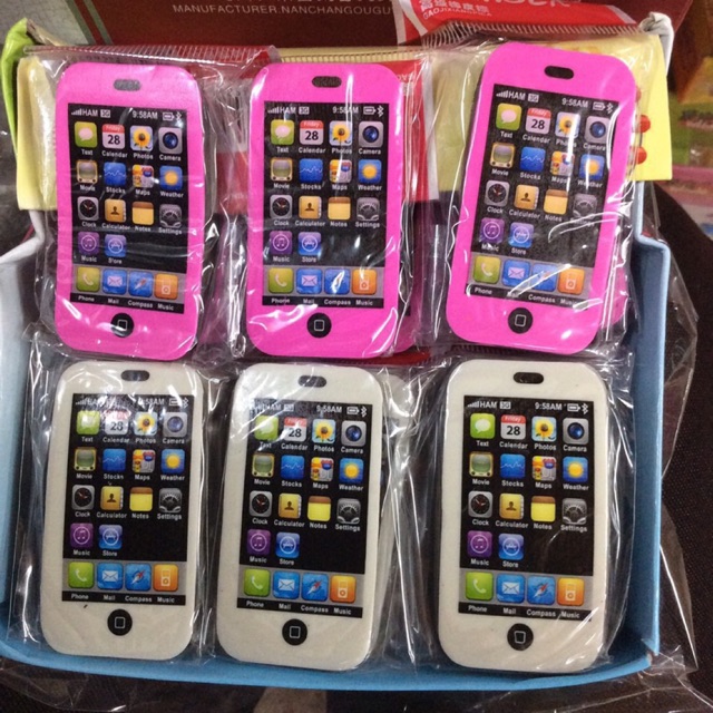 COMBO 3 VIÊN TẨY HÌNH ĐIỆN THOẠI IPHON SIÊU DỄ THƯƠNG