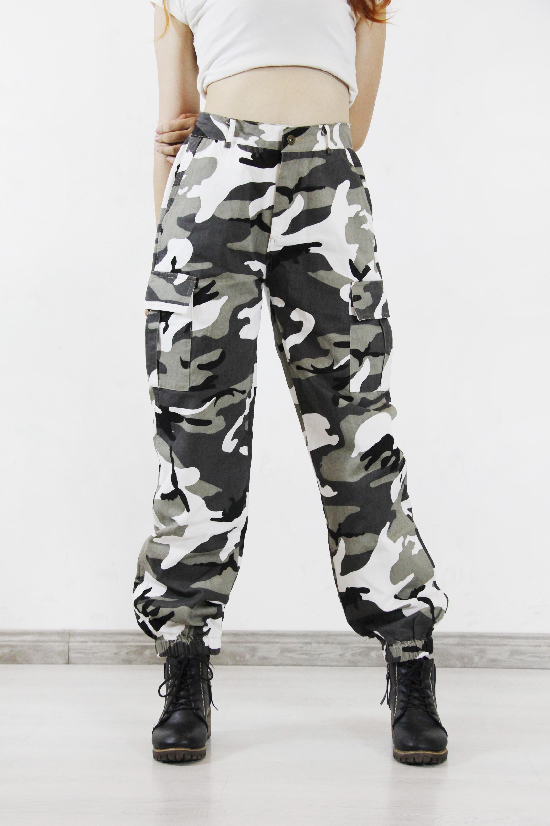 Quần Jogger Camo Rằn Ri Đen