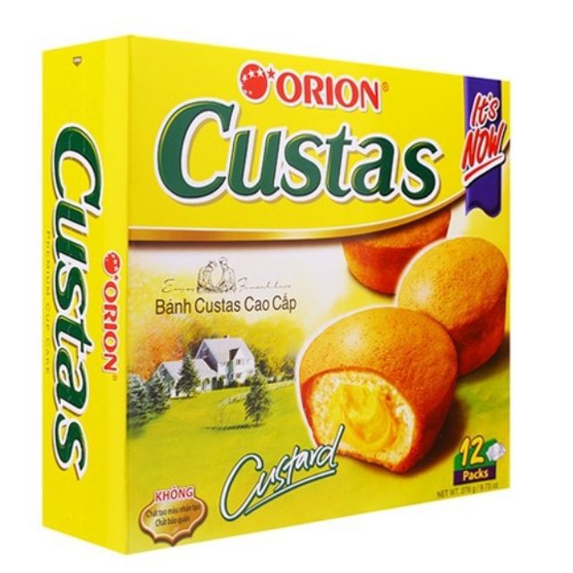 Bánh Custas kem trứng hộp 14 cái