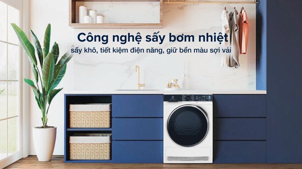 Máy sấy Electrolux 9kg EDH903R9WB