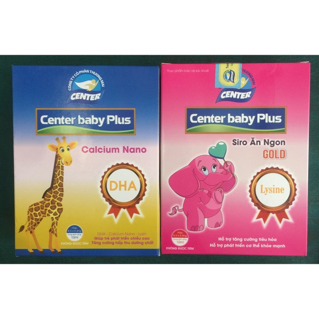Siro Center baby Plus - 20 ống x 10ml