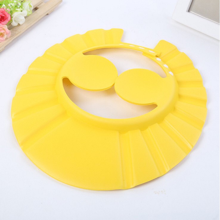 Mũ tắm gội đầu chắn nước, Nón tắm có bịt tai cho bé