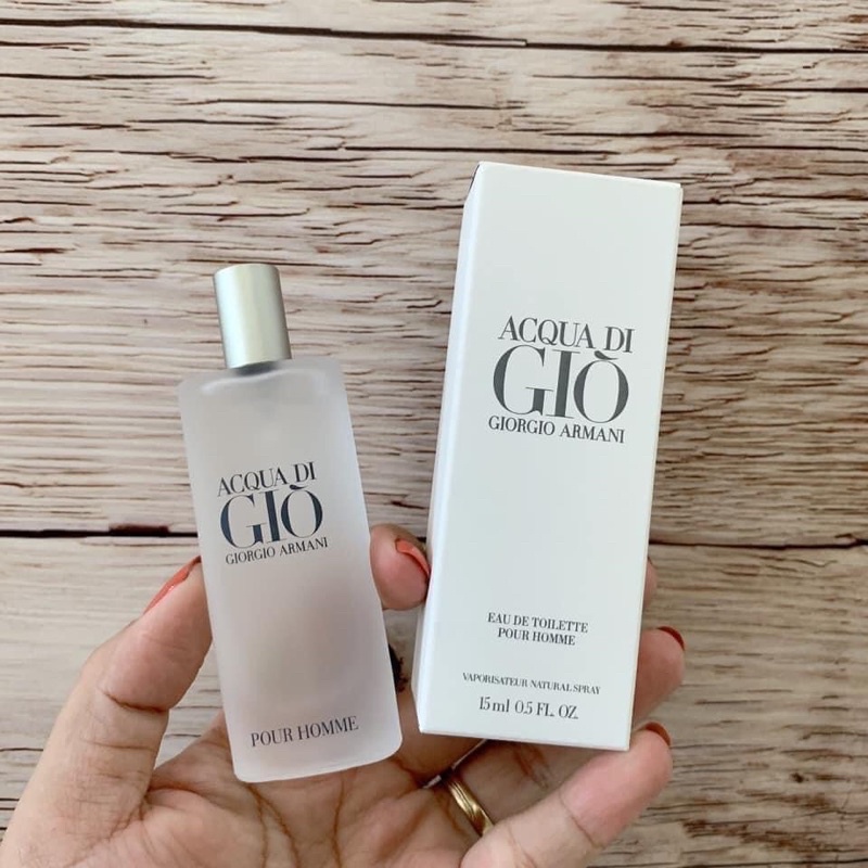 [ CHÍNH HÃNG] Nước hoa ACQUA DI GIÒ trắng 15ml