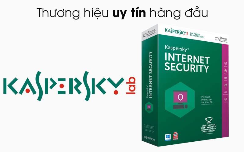 Bảng giá Kaspersky Internet Security 1 PCs 1 Year Phong Vũ