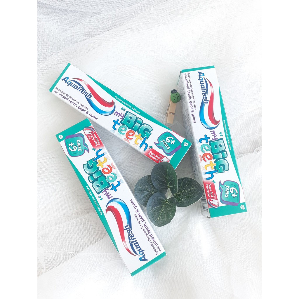 Aquafresh [Ho Chi Minh] my big teeth 6 + years 50ml toothpaste