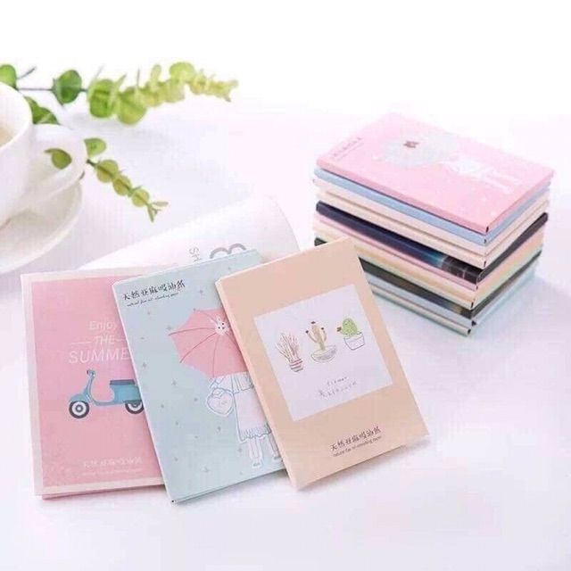 Giấy thấm dầu gói 50 tờ hàng nội địa nhập khẩu