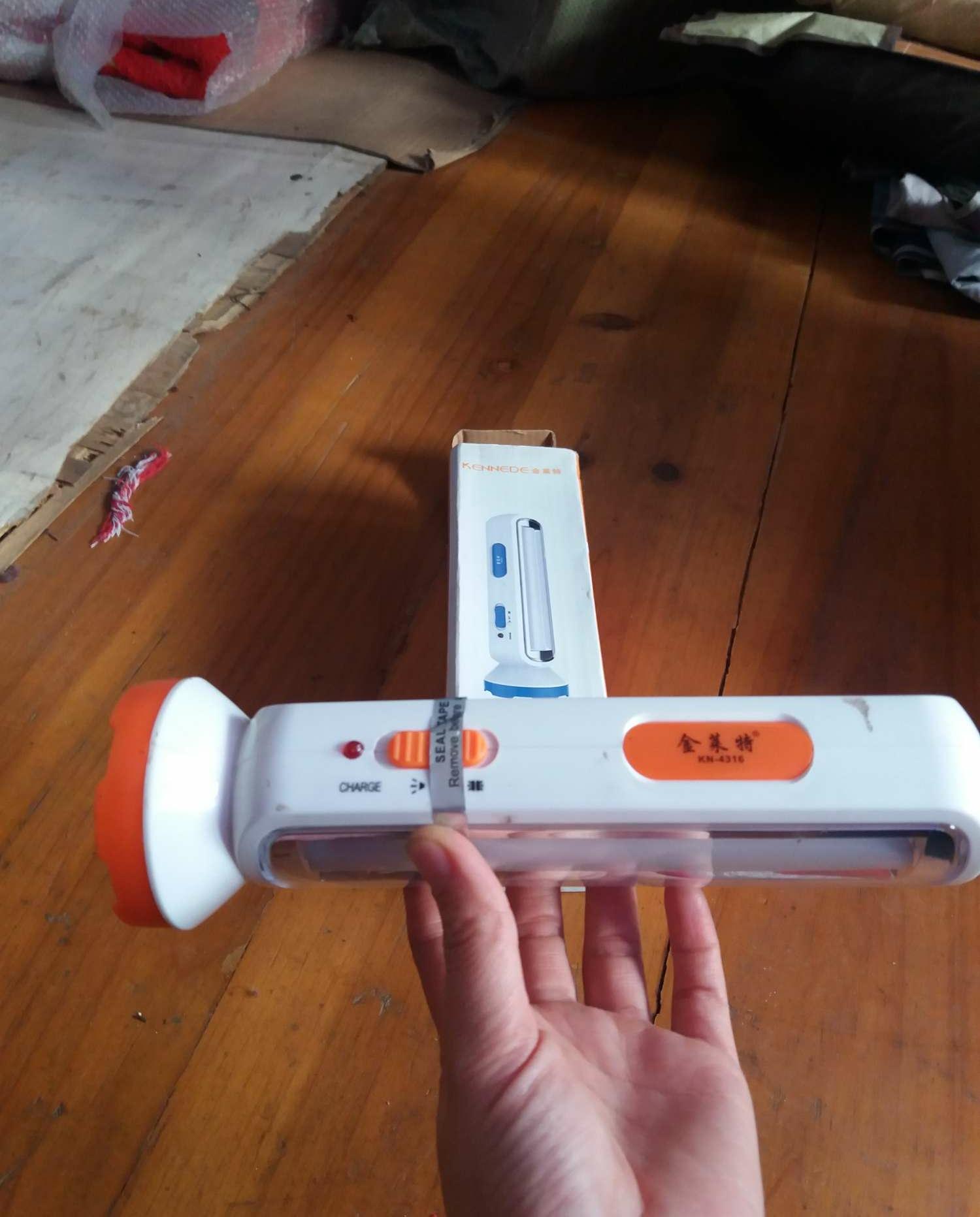 Đèn pin, đèn led tích điện 2in1 KN 4316
