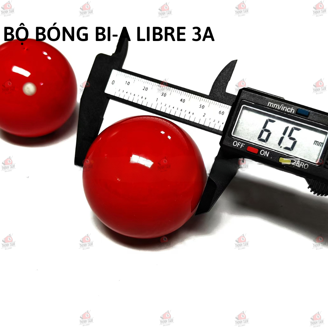 [THỊNH TÂM] Bộ 3 Bóng Bida 3 Băng, Bóng Bi-A 3C 6 Chấm [ Bộ Bóng 3C ]