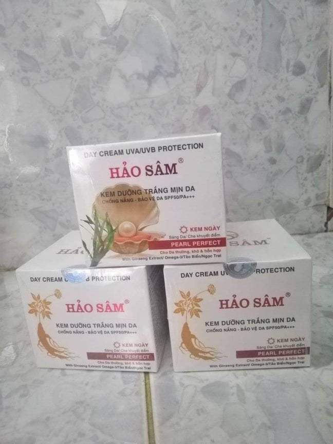kem hảo sâm dưỡng trắng mịn da