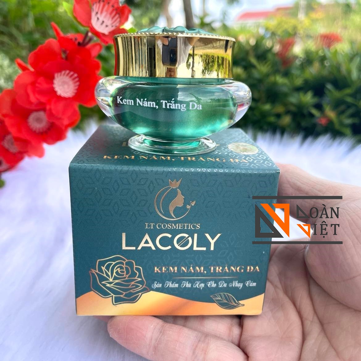 Kem face lacoly - thâm, nám tàn nhang đồi mồi, mụn, se khít lỗ chân lông, tái tạo da, dưỡng trắng da chống nắng. hàng chuẩn công ty, có tem đảm bảo