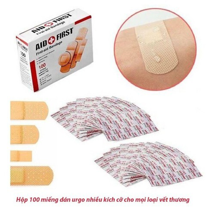 HỘP 100 MIẾNG BĂNG DÁN CÁ NHÂN UGO