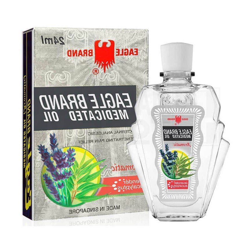 [HCM]Dầu Gió Trắng Con Ó [Lavender] Eagle Brand Medicated 24 ML