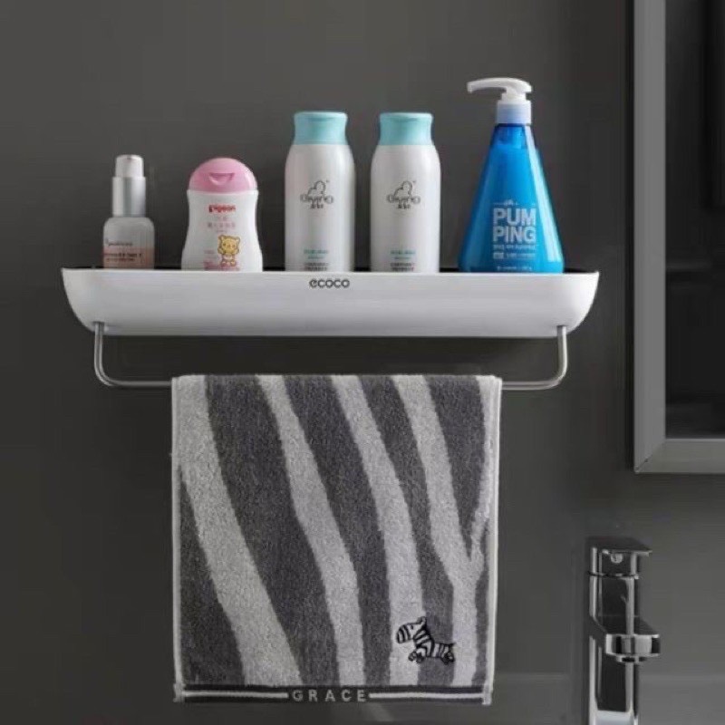 Kệ để đồ nhà tắm dán tường ecoco