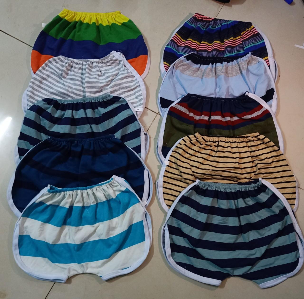 SET 10 quần đùi kẻ cho bé trai bé gái