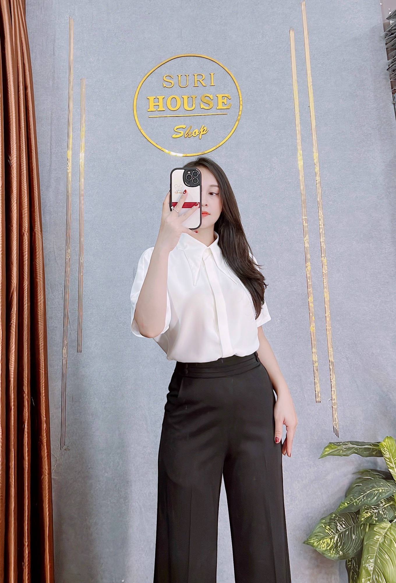 Áo Sơ Mi Cánh Dơi Lụa nhiều màu