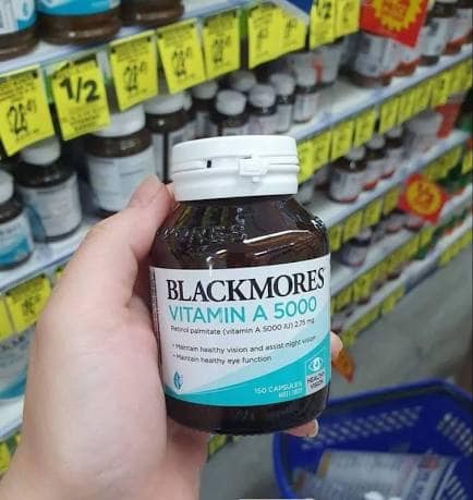 Bổ mắt vitamin a blackmores 5000iu 150 viên của úc