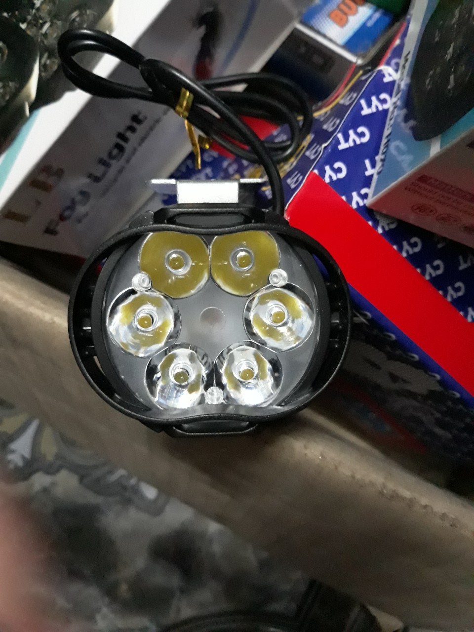 Đèn trợ sáng (đèn led 6 mắt)