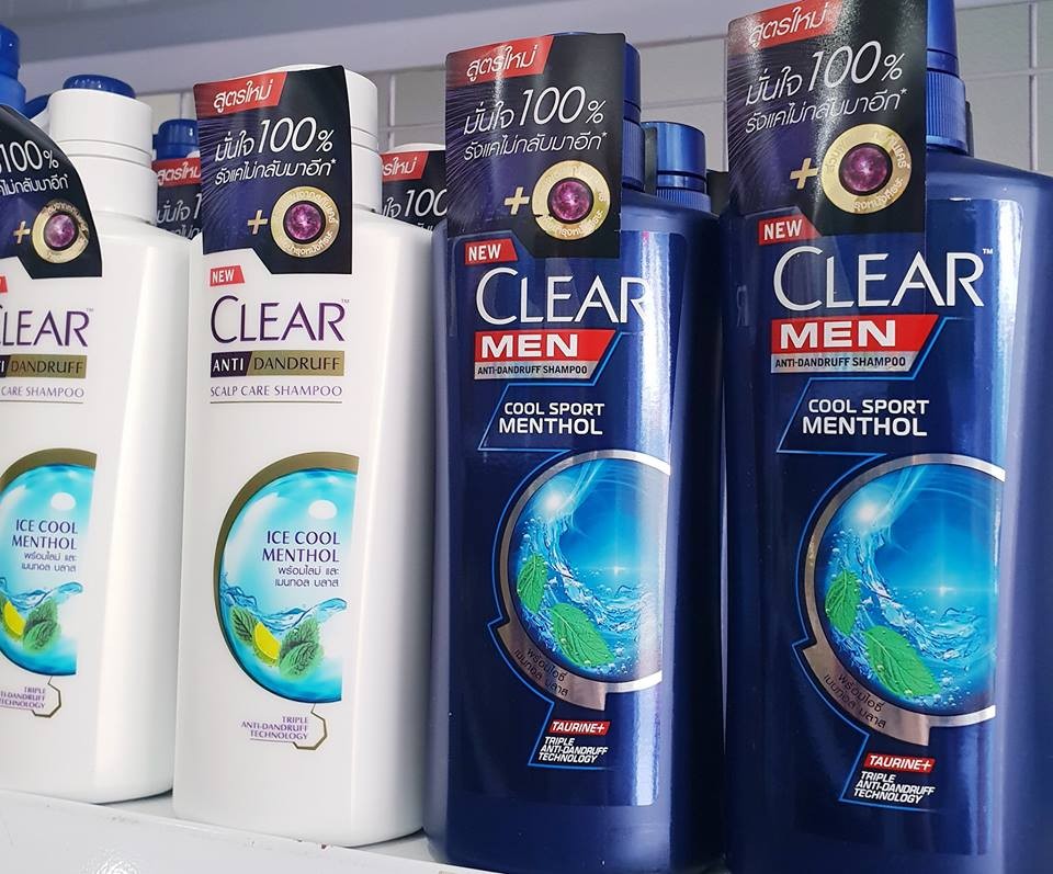 Dầu Gội Clear Bạc Hà Nhập Khẩu Thailand -370ml/chai