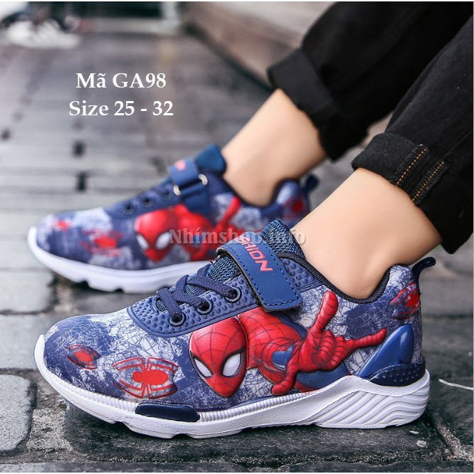 Giày siêu nhân cho bé trai 3 - 7 tuổi ga98
