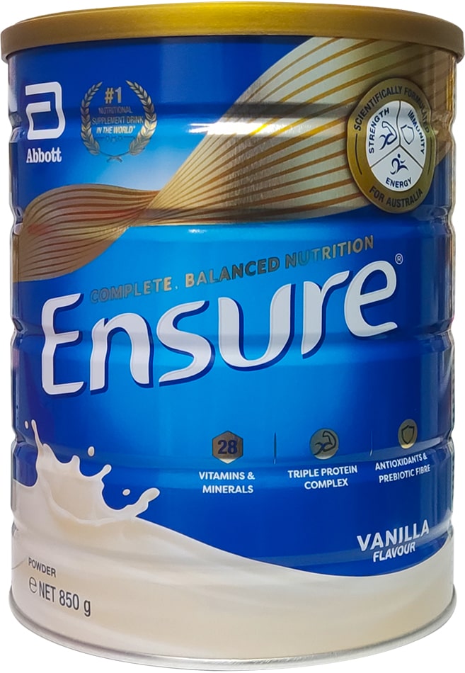 sữa ensure úc lon 850g