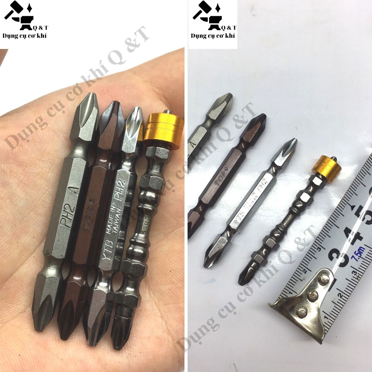 Đầu bắn vít , Mũi vặn vít hộp 10 chiếc dài 65mm