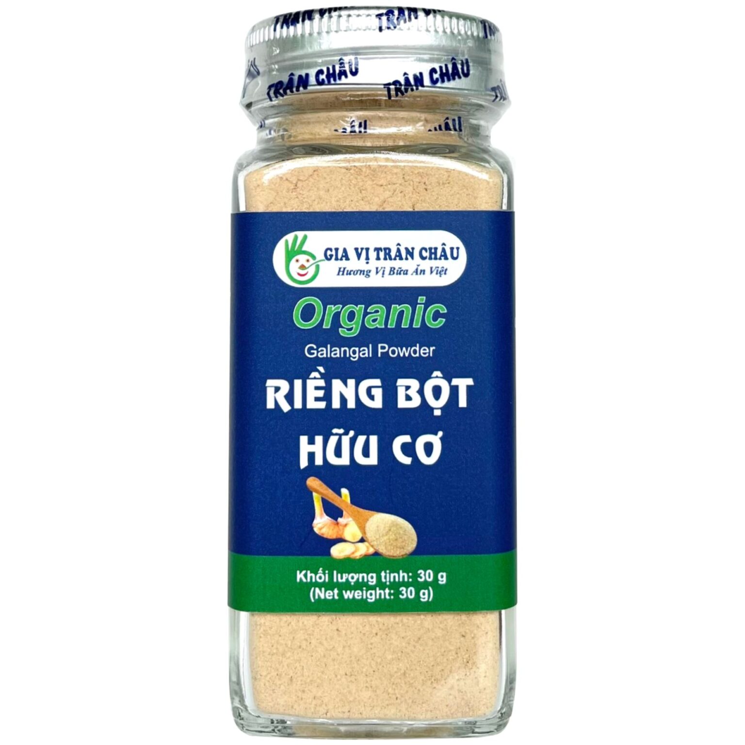 Riềng bột hữu cơ Trân Châu hũ 30g