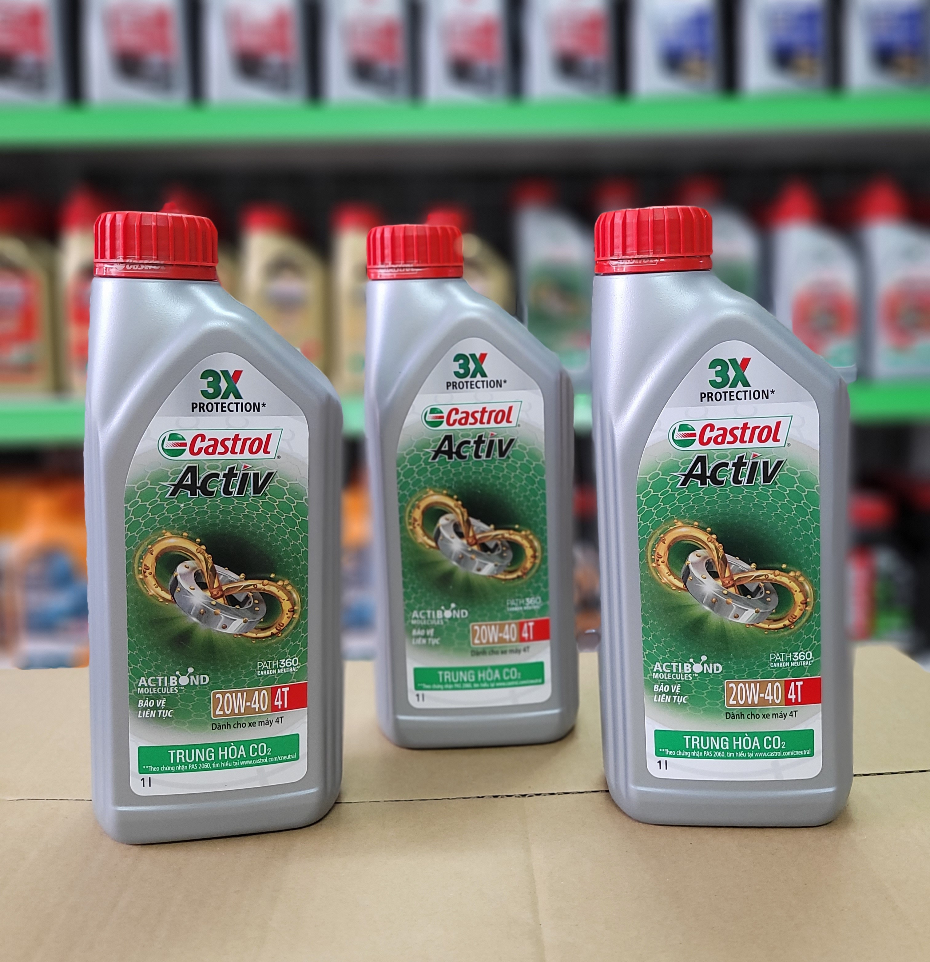 Nhớt xe số Castrol Activ 4T 20W40 800ml