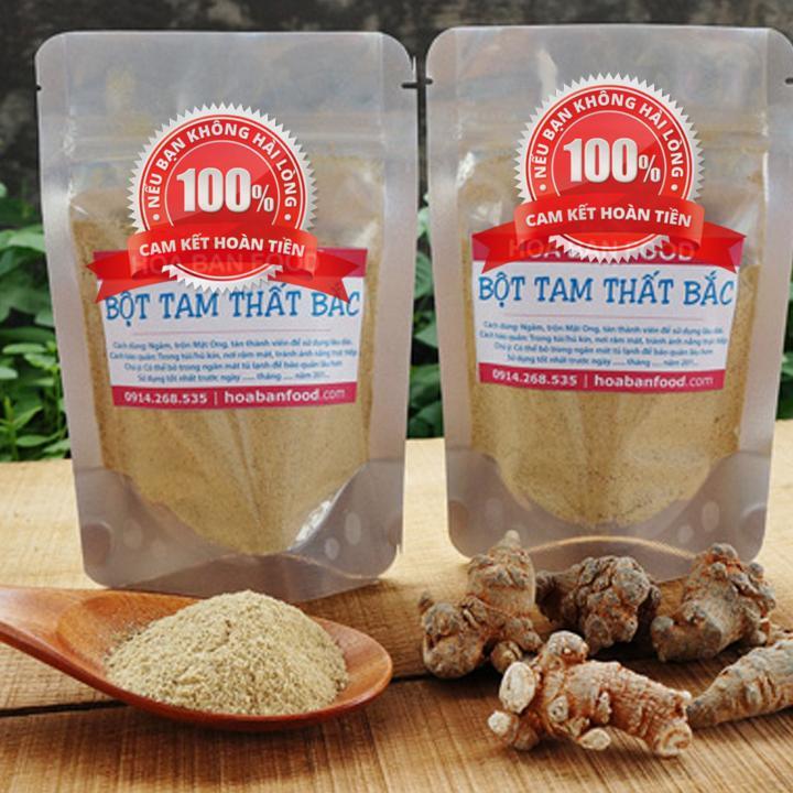 [HCM]100g bột tam thất - TAM THẤT BẮC HÀ GIANG (LOẠI 70 CỦ)